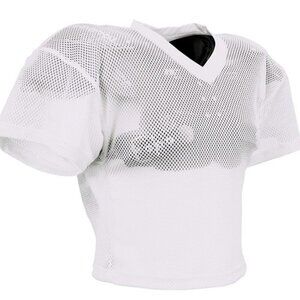 Champro Sports New Gridiron Porthole Mesh Football White Practice Jersey